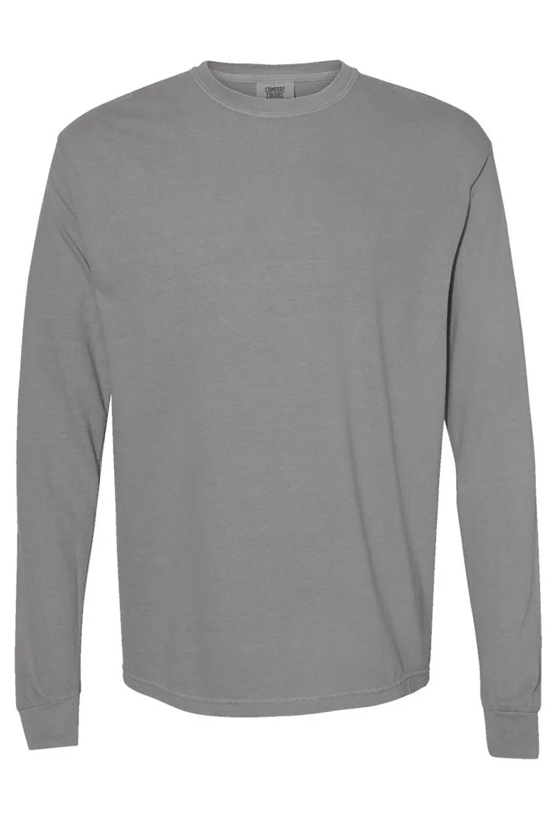 Pumpkin Spooky Season Comfort Colors Heavyweight Long T-Shirt