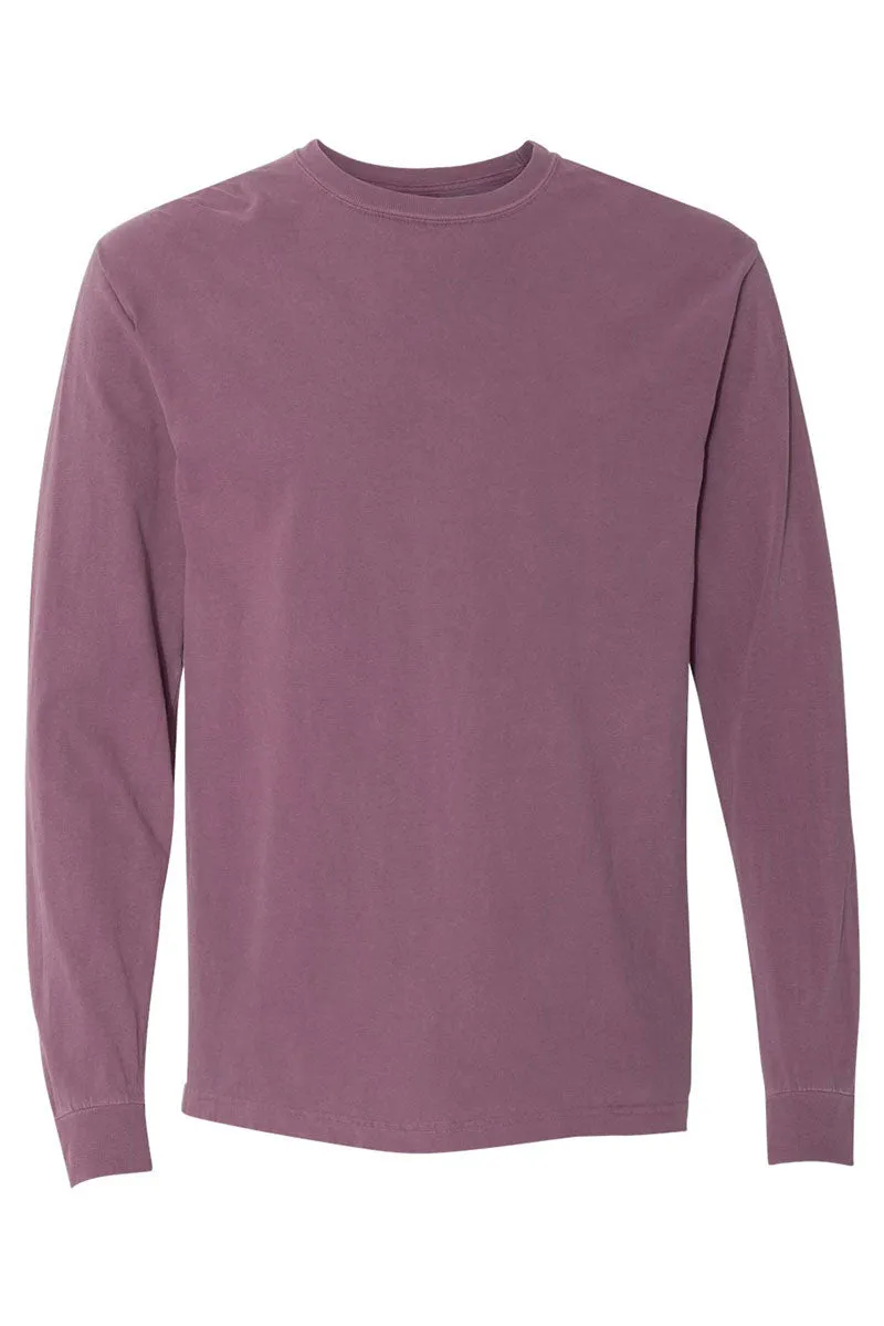 Pumpkin Spooky Season Comfort Colors Heavyweight Long T-Shirt
