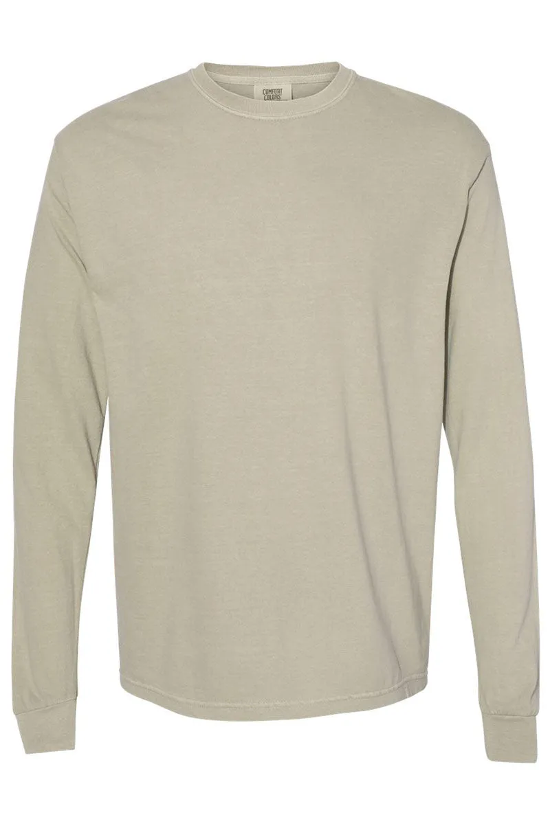 Pumpkin Spooky Season Comfort Colors Heavyweight Long T-Shirt
