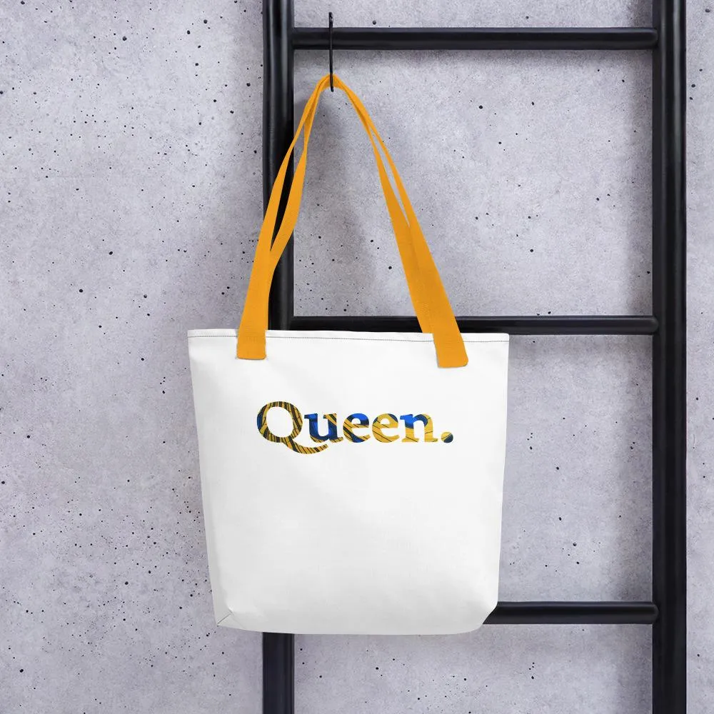 Queen African Print Tote bag