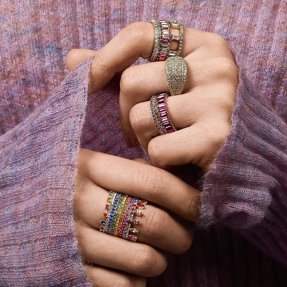 Rhinestone Bedazzled Ring