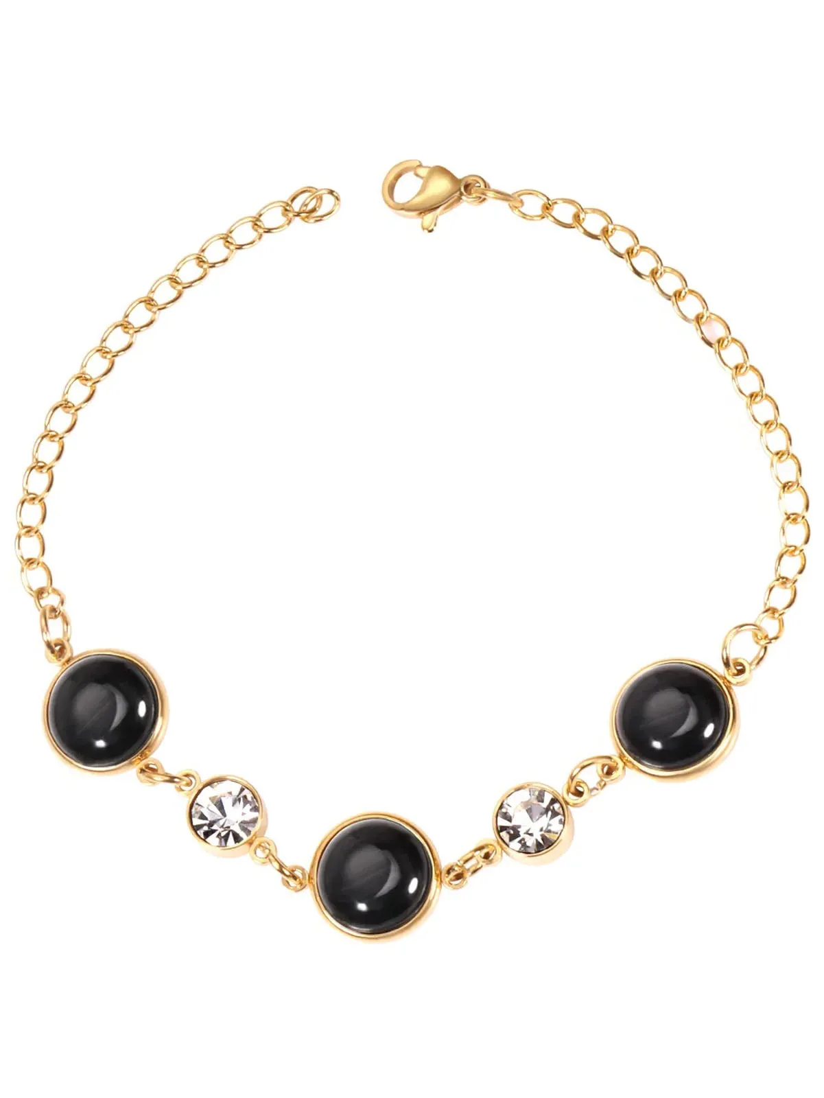 Rhinestone Decor Bracelet - FD ⚡