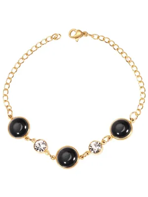Rhinestone Decor Bracelet - FD ⚡