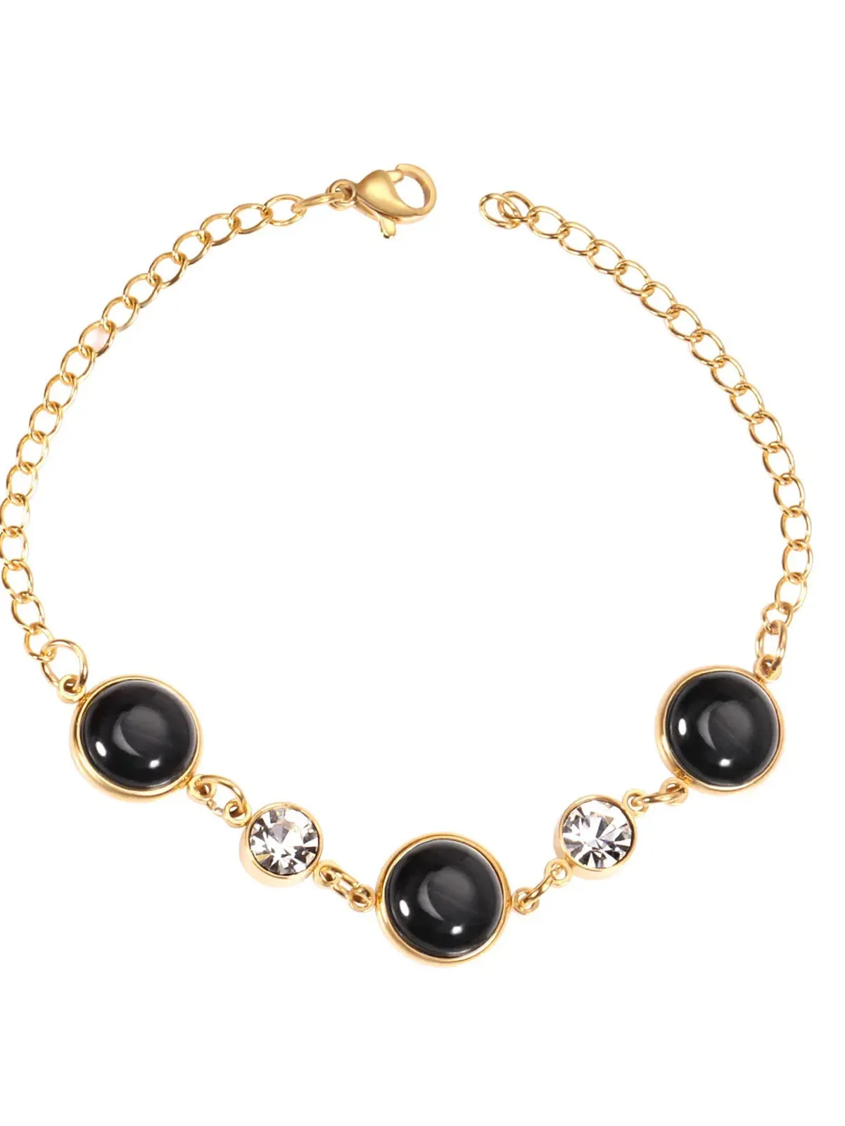 Rhinestone Decor Bracelet - FD ⚡