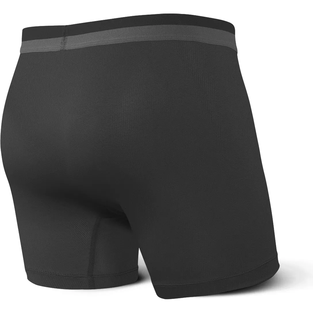 SAXX Mens Sports Mesh Boxer Brief Fly