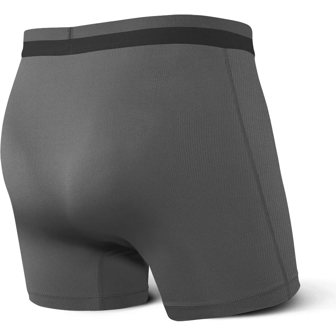 SAXX Mens Sports Mesh Boxer Brief Fly