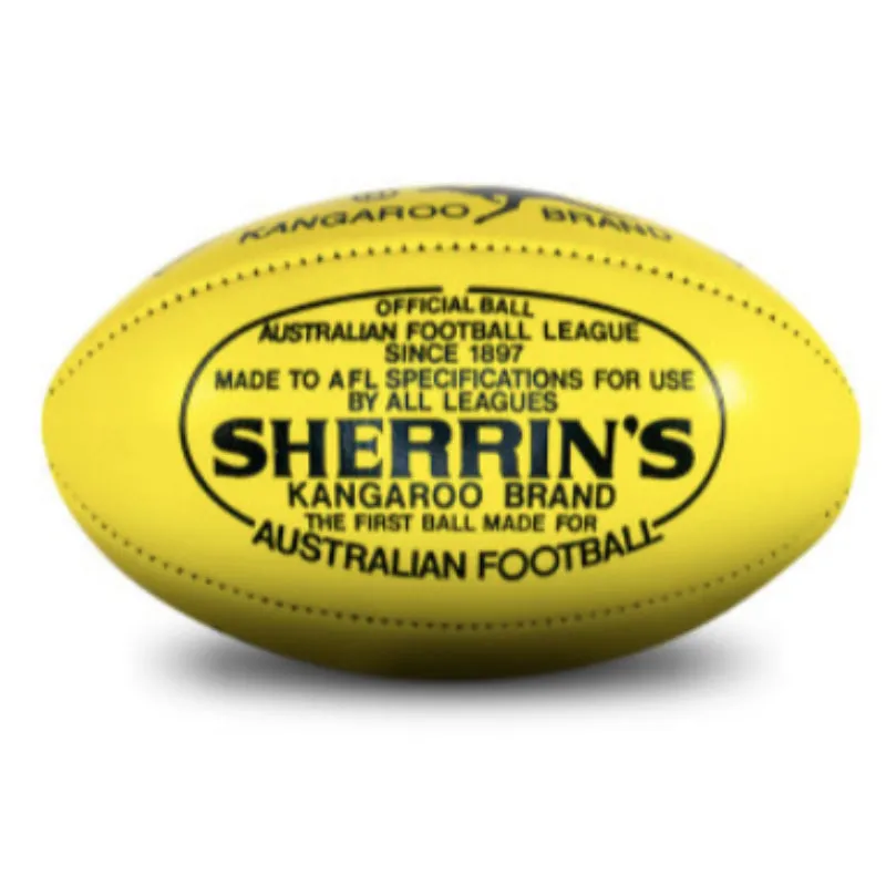 Sherrin KB Poly Football - Yellow