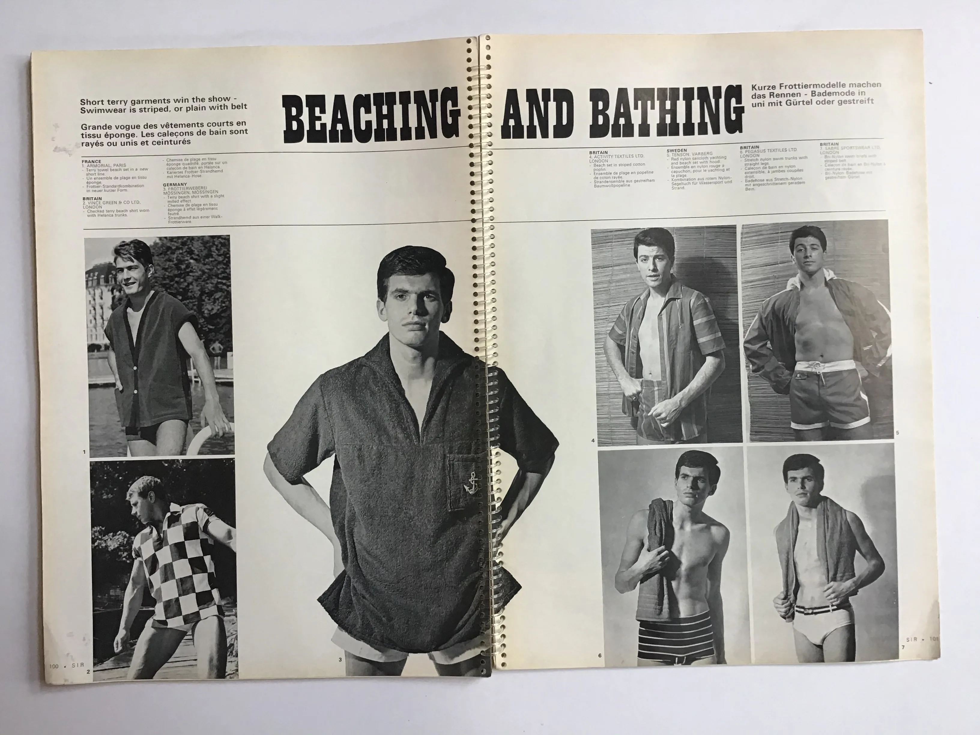 Sir : Men's international Fashion Journal 1965 no. 1