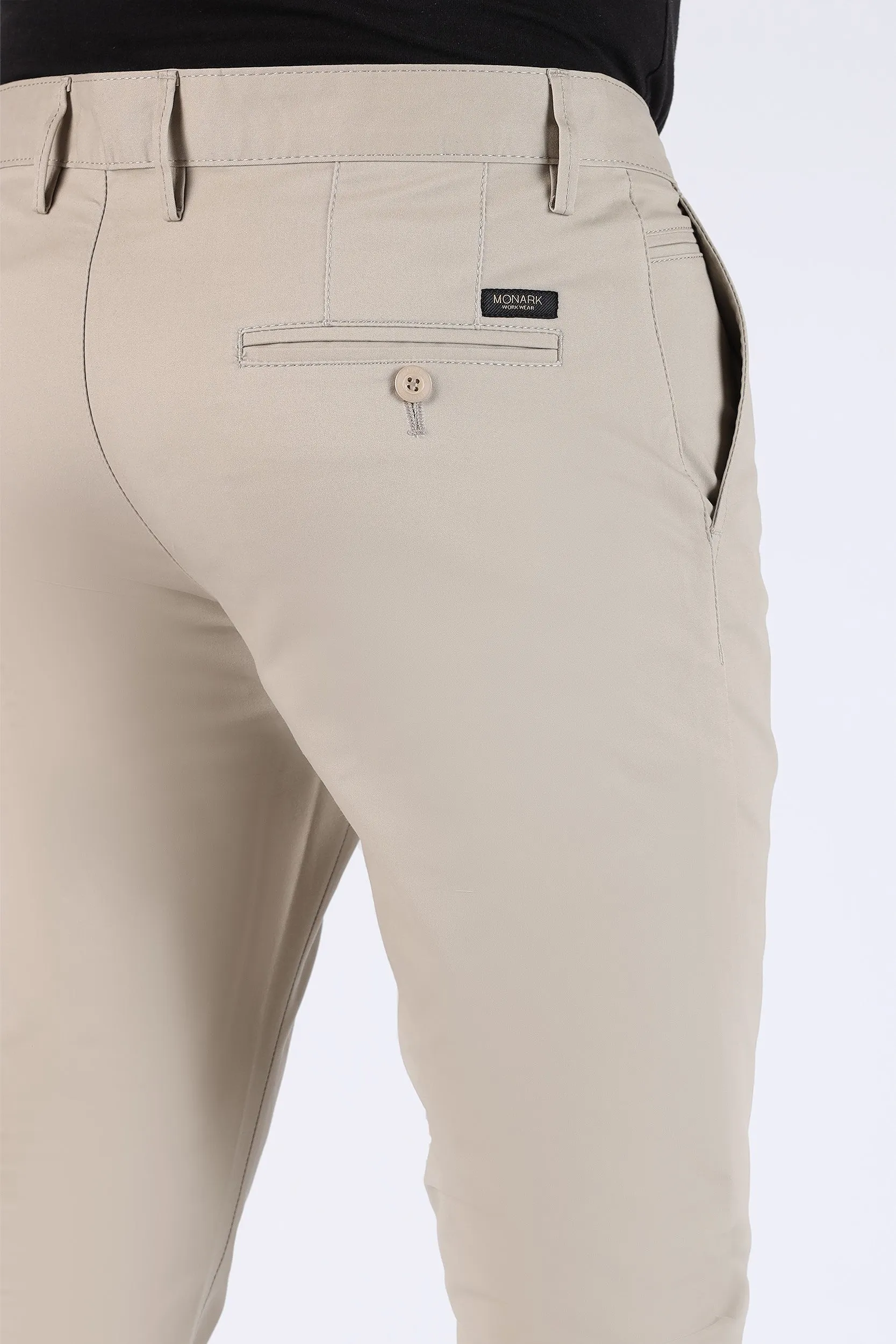 SKINNY FIT COTTON PANTS