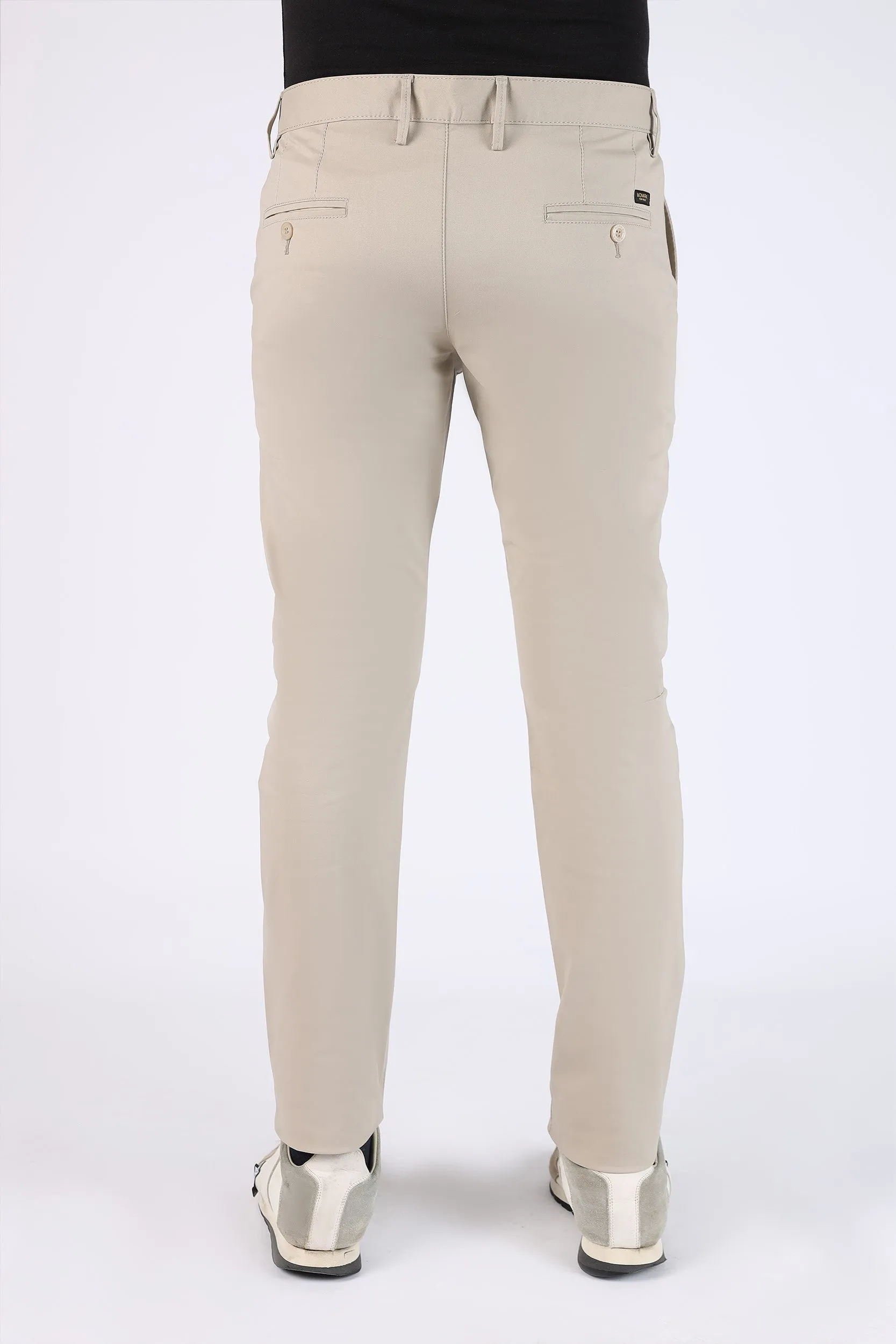 SKINNY FIT COTTON PANTS