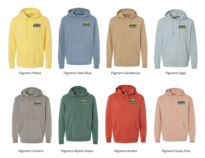 SMG Pigment Dyed Hooded Sweatshirt