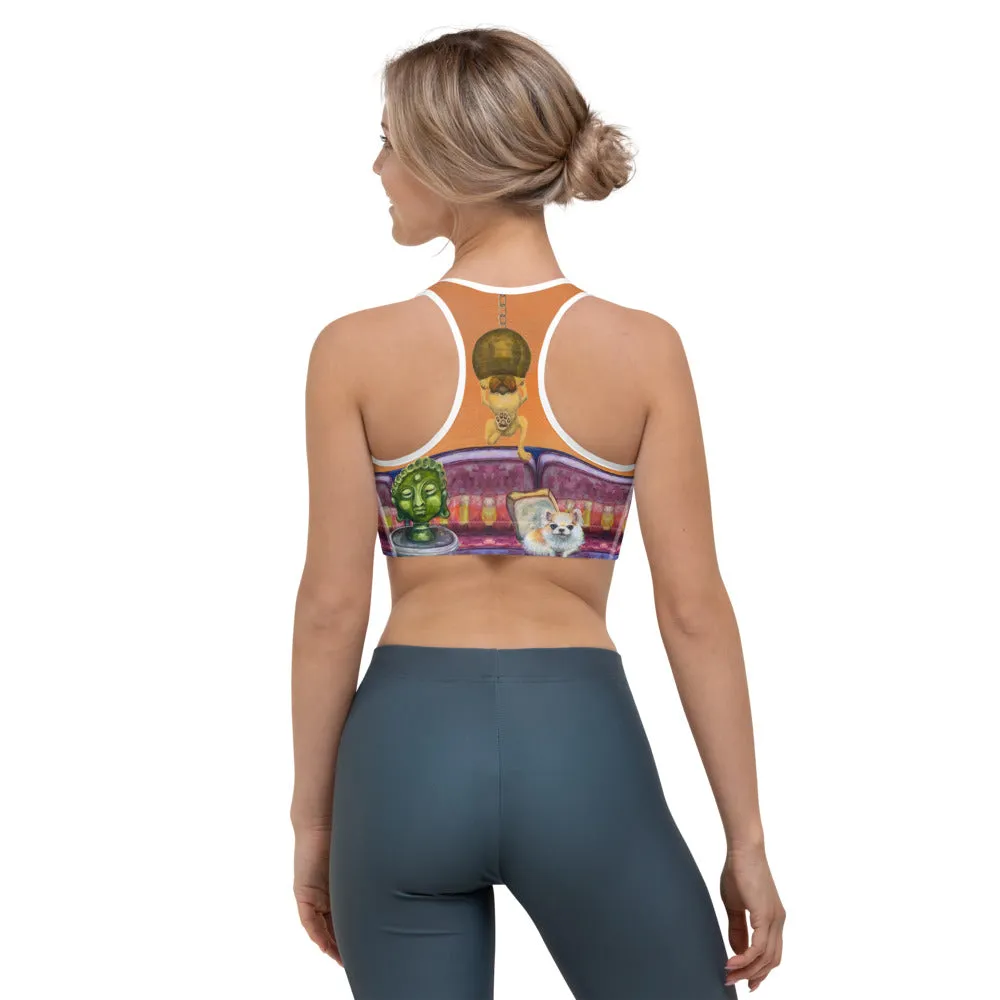 Sports Bra "Salon Dogs"