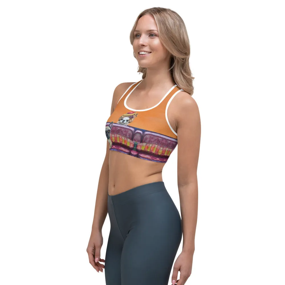 Sports Bra "Salon Dogs"
