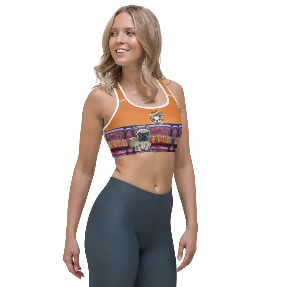 Sports Bra "Salon Dogs"