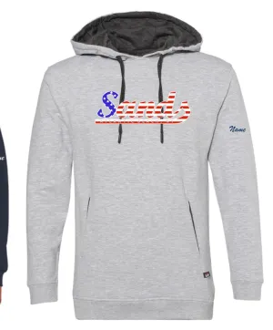 SPORTS  TEK COTTON  HOODIE WITH NAME