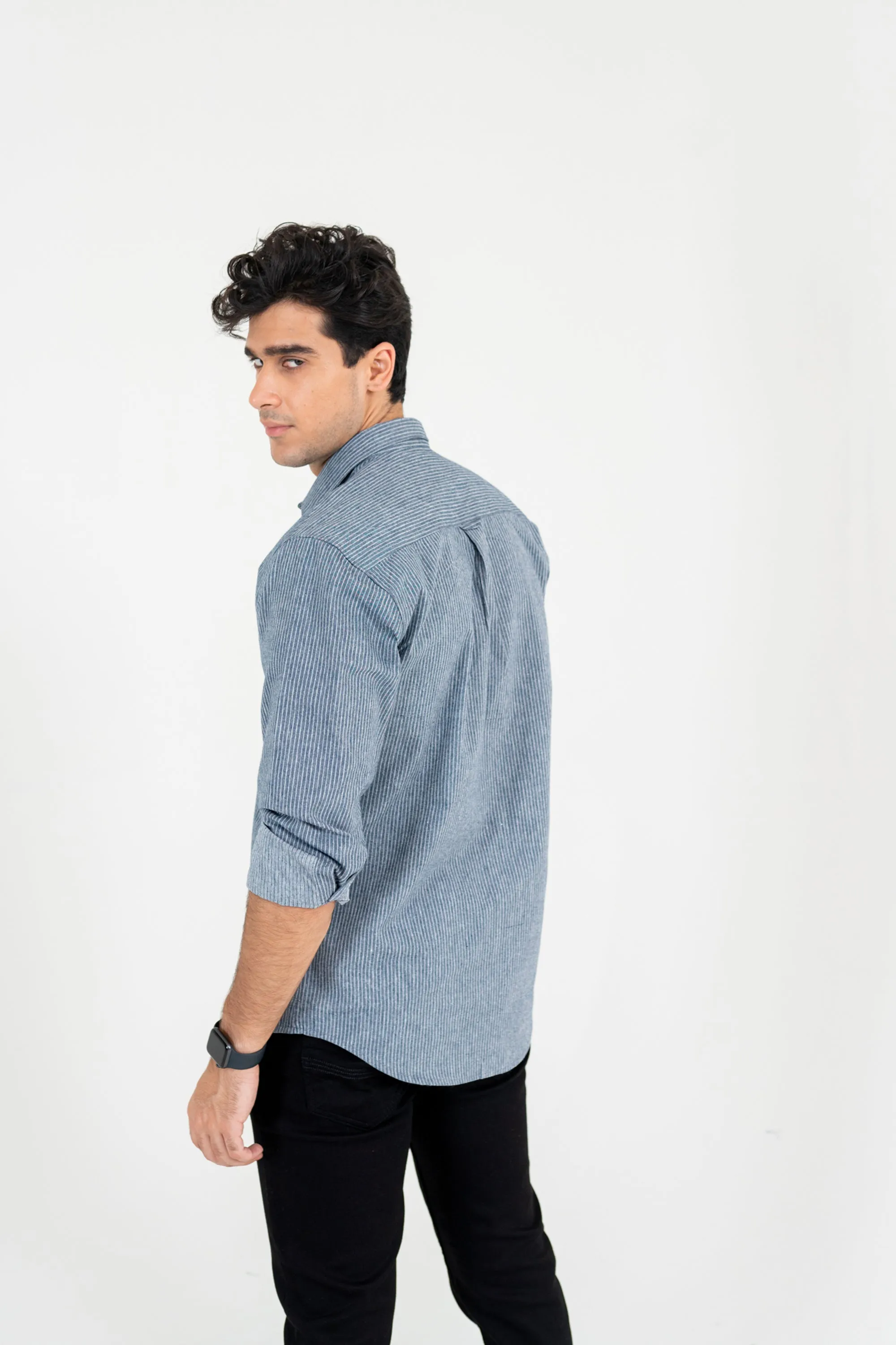 Striped Twill Shirt