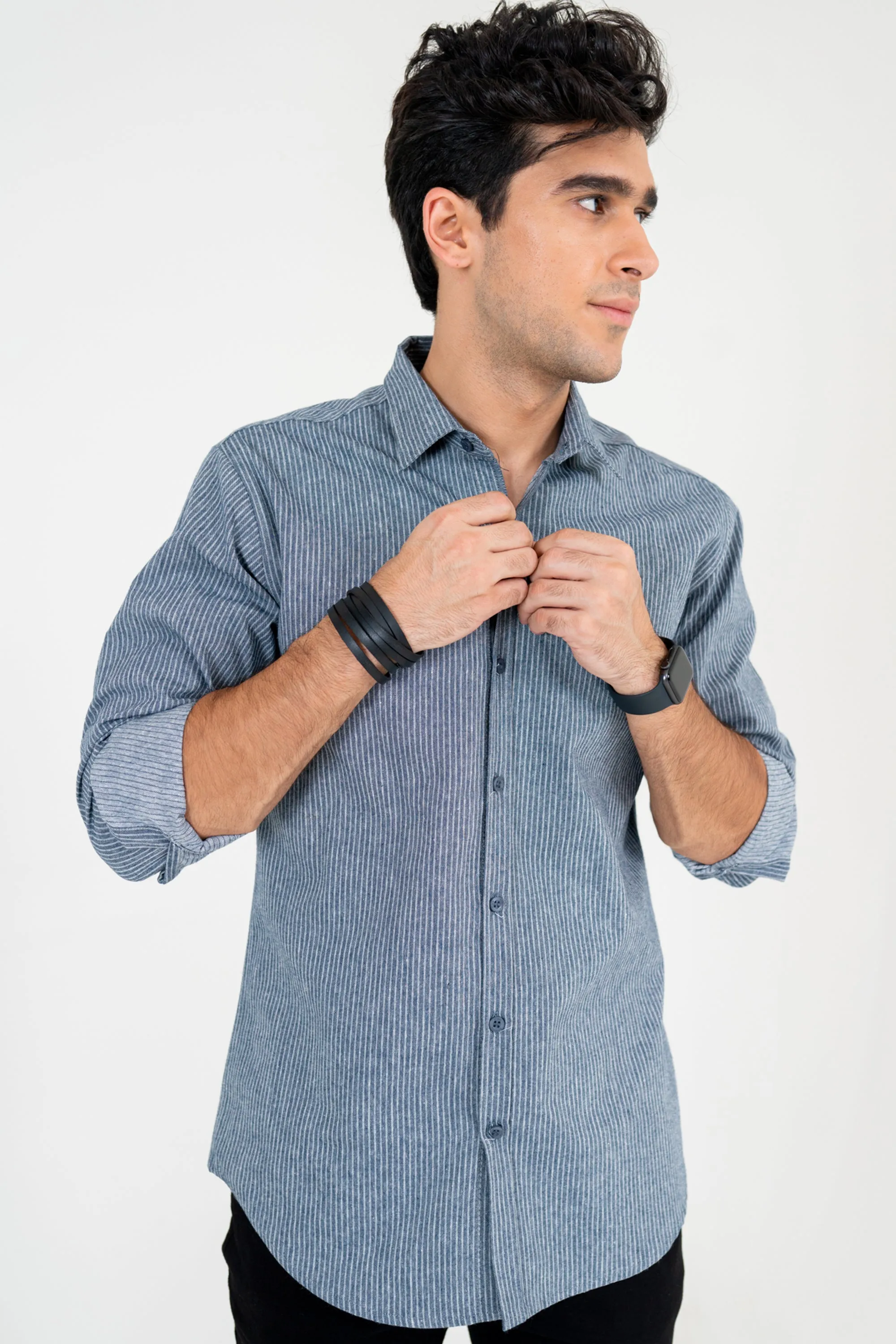 Striped Twill Shirt