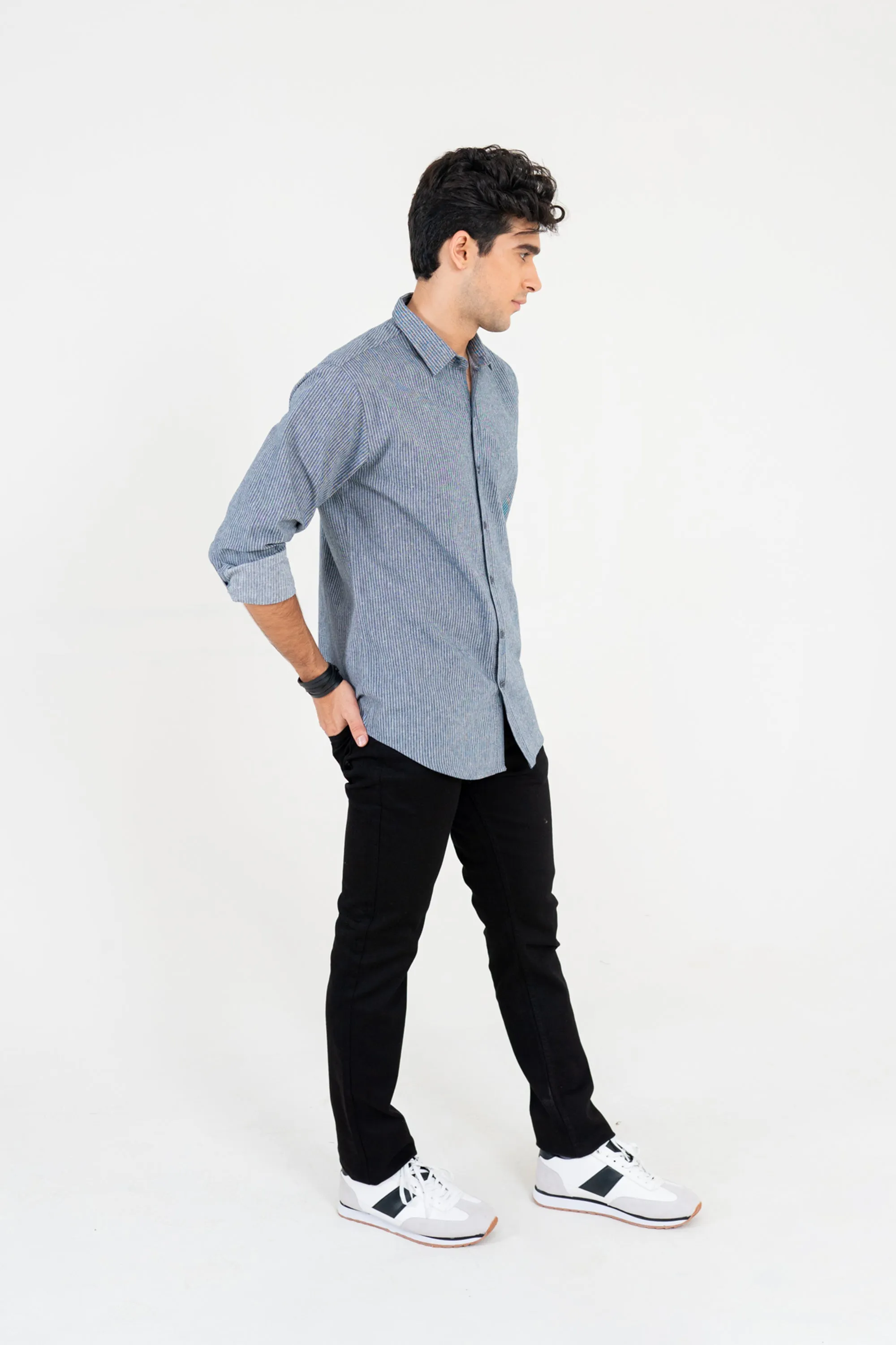 Striped Twill Shirt