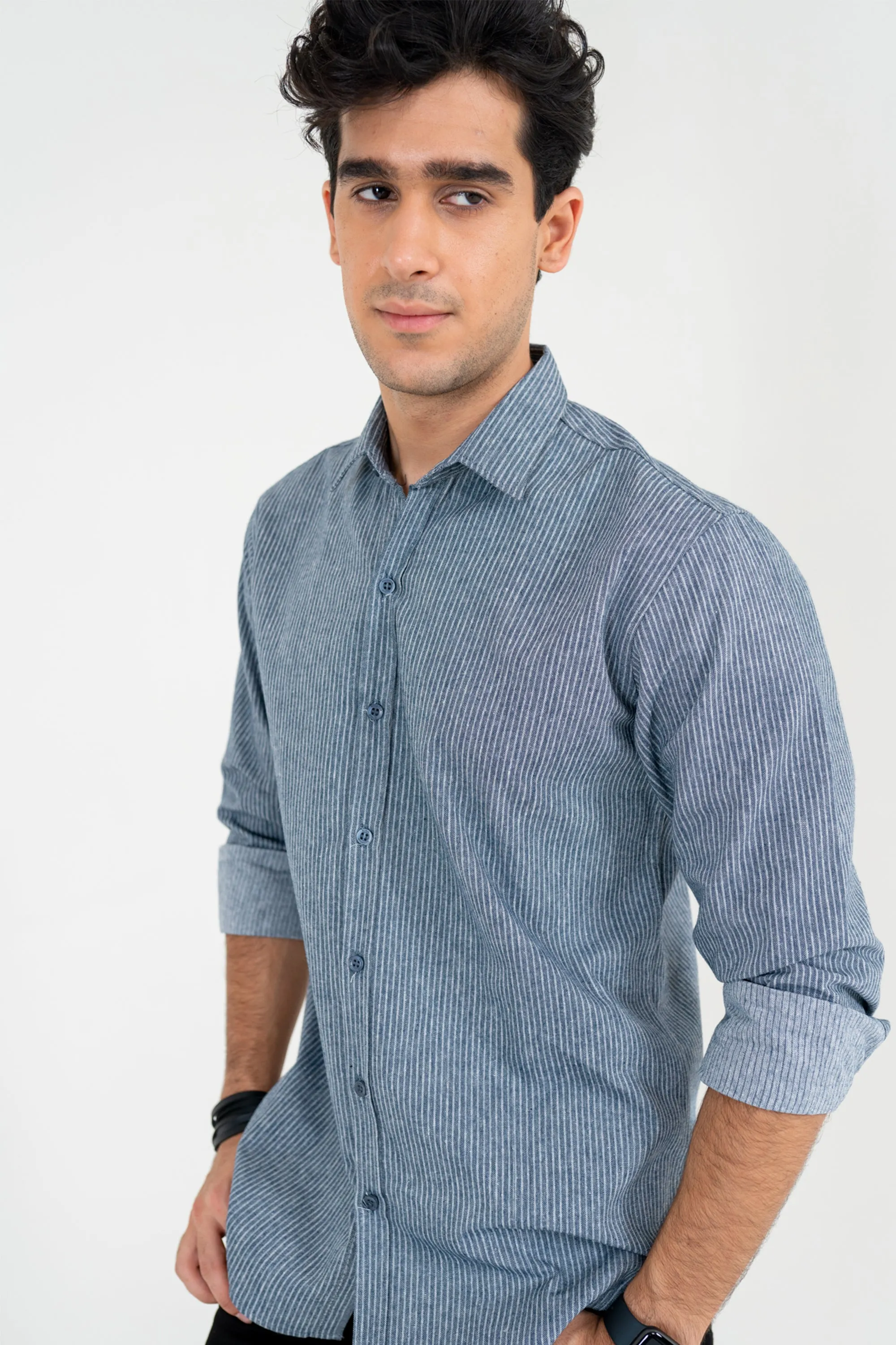 Striped Twill Shirt