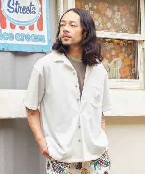 SURF＆Palms Easy Dry Open Collar Shirt