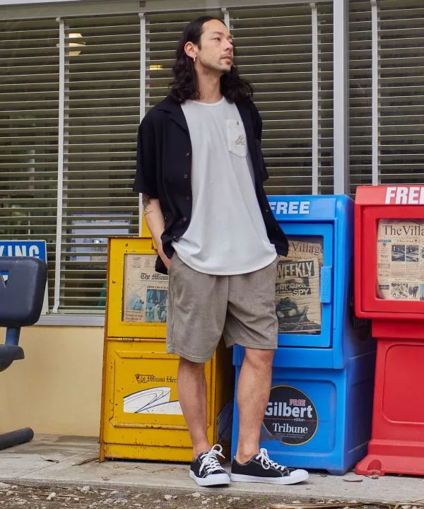 SURF＆Palms Easy Dry Open Collar Shirt