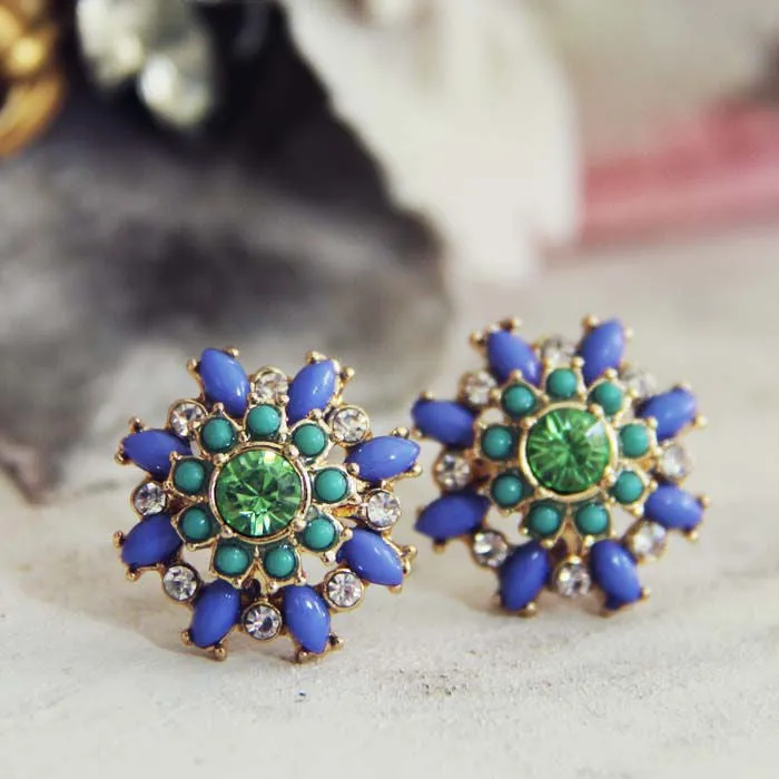 Sweet & Dreamy Earrings in Blue