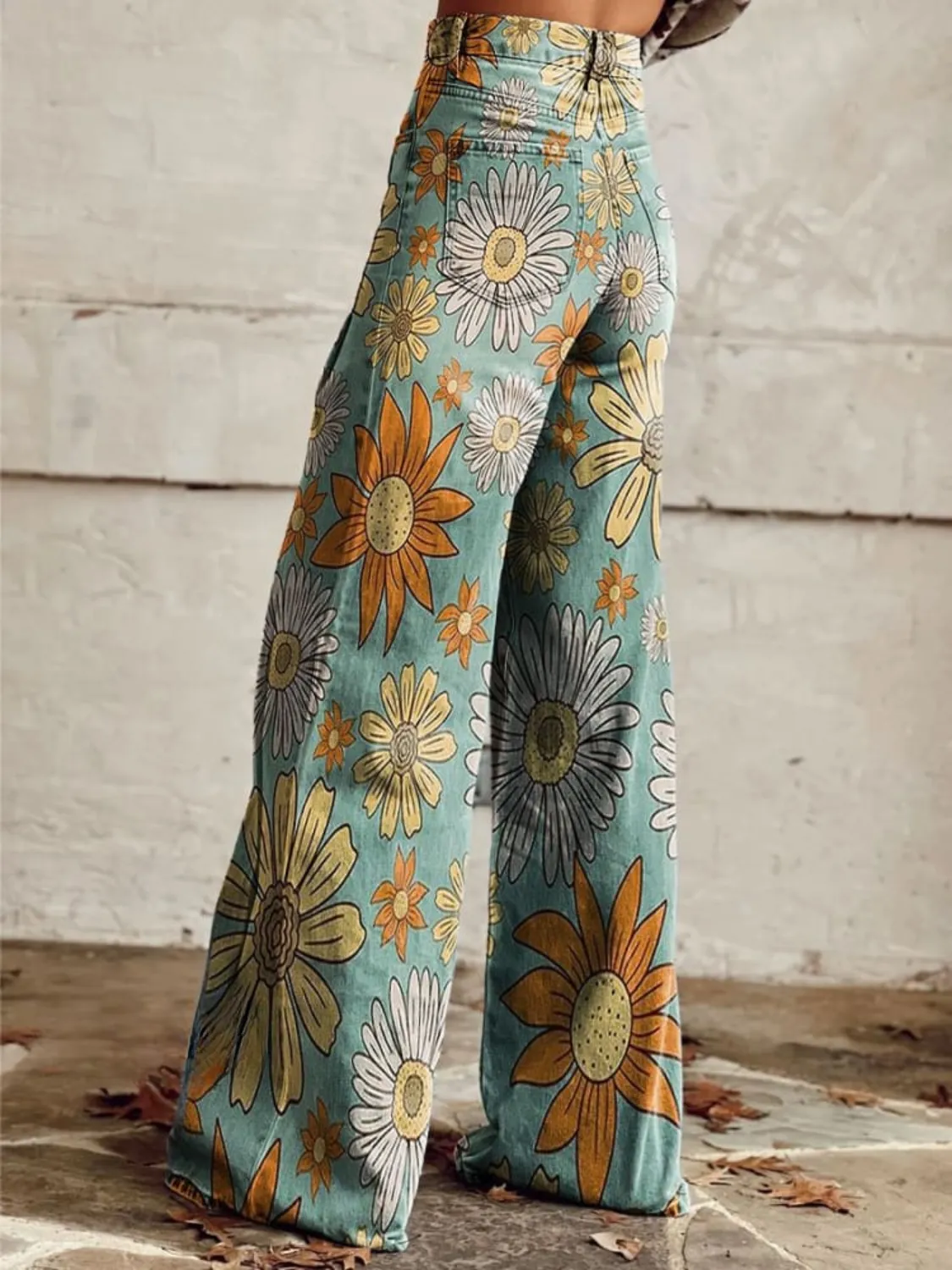 TANIA(TM) | Chic Vintage Floral Wide Leg Pants