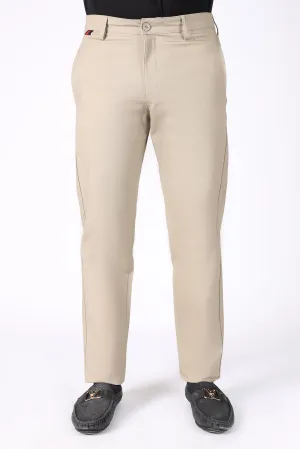 TAPPERED FIT COTTON PANTS