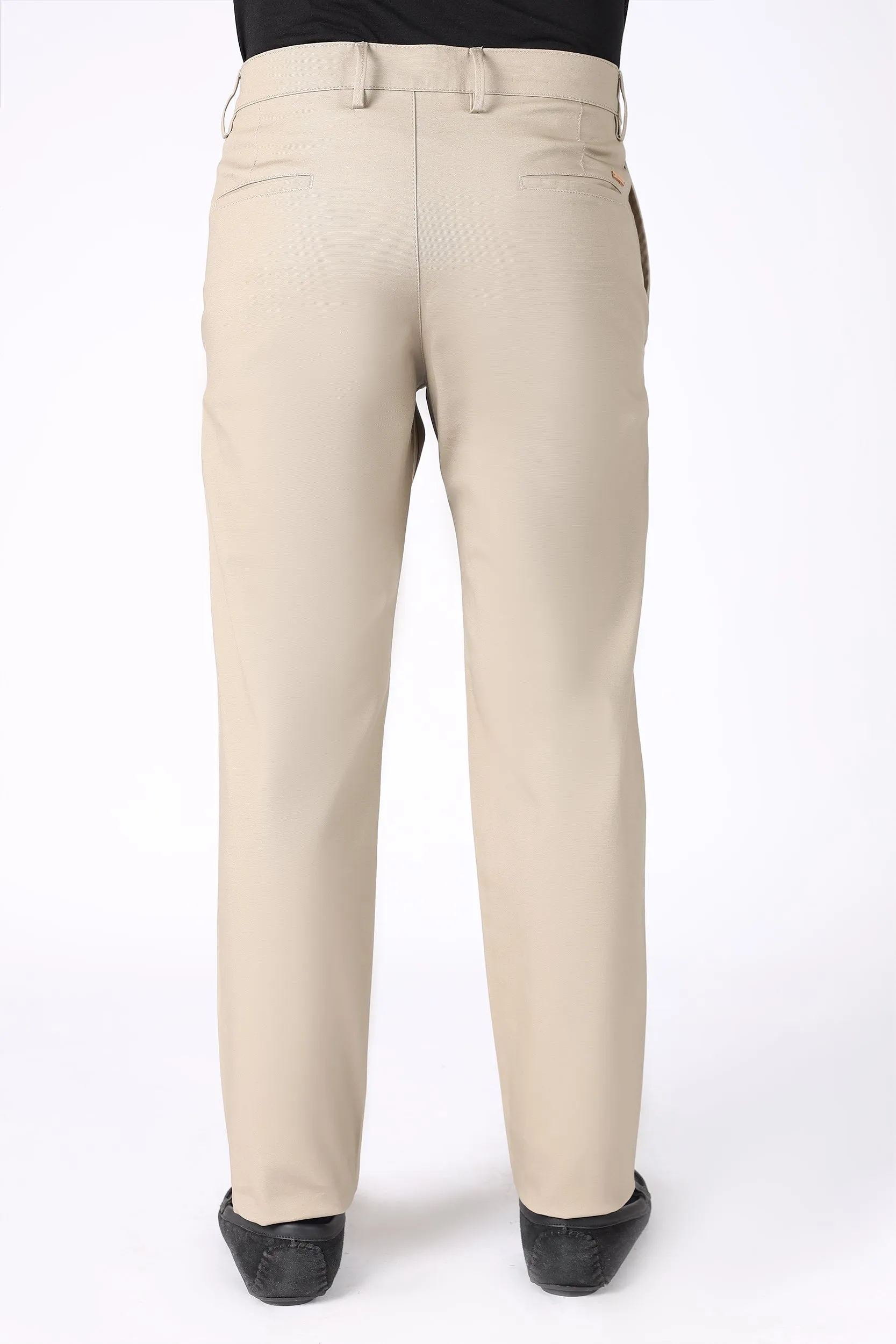 TAPPERED FIT COTTON PANTS