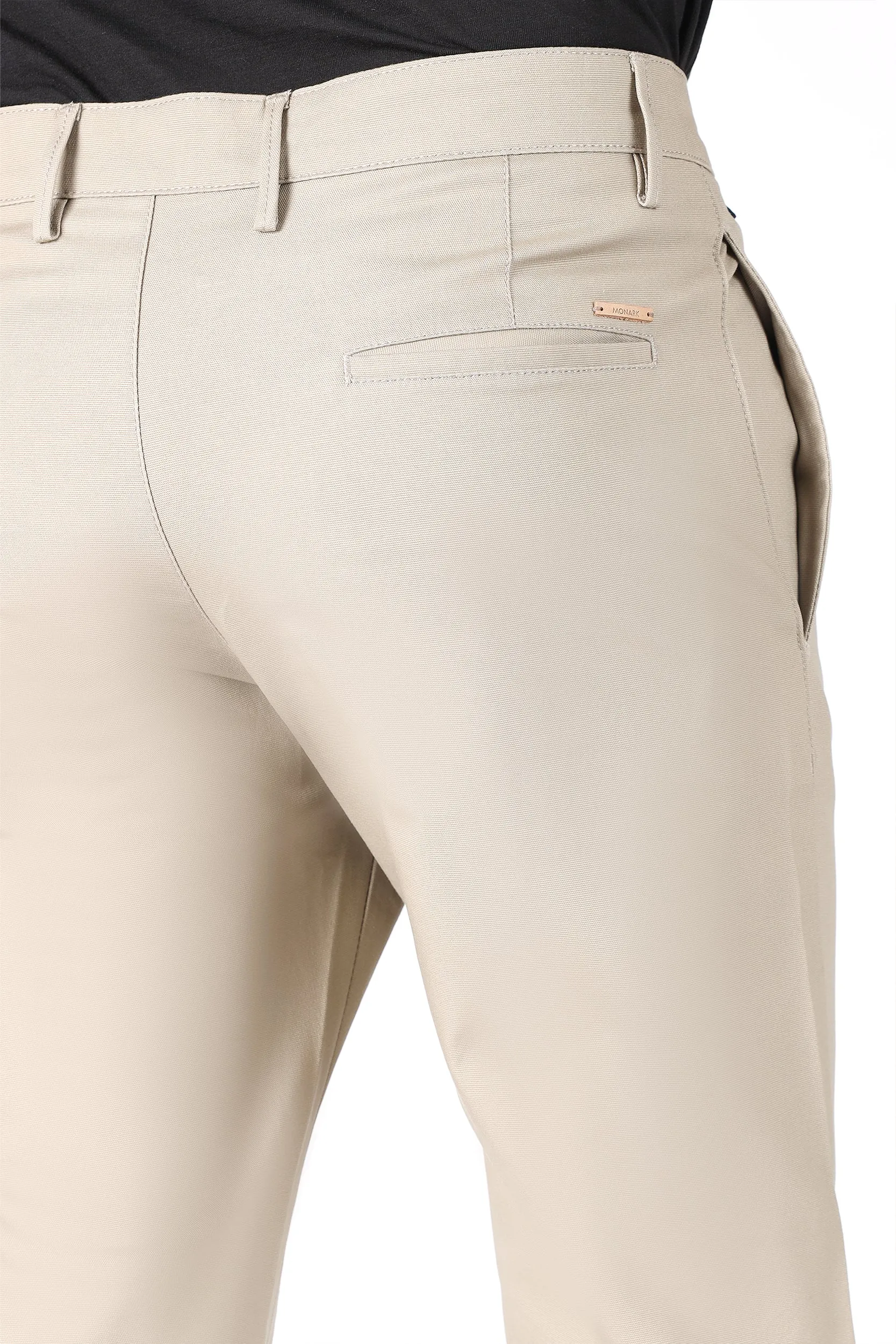 TAPPERED FIT COTTON PANTS