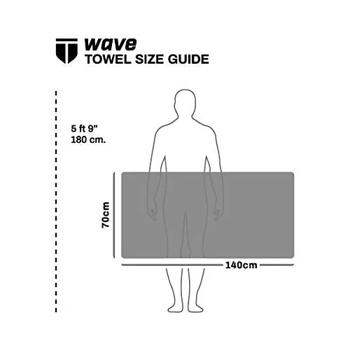 TEGO - VAPArise Cotton Wave Body Towel - Mykonose Blue