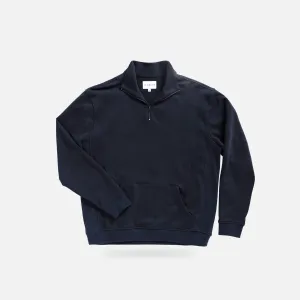 The Navy Ledbury Quarter Zip Sweatshirt