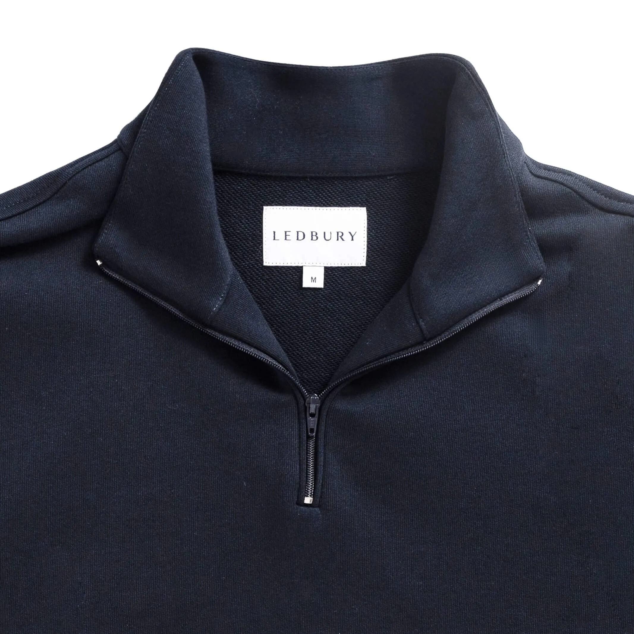 The Navy Ledbury Quarter Zip Sweatshirt
