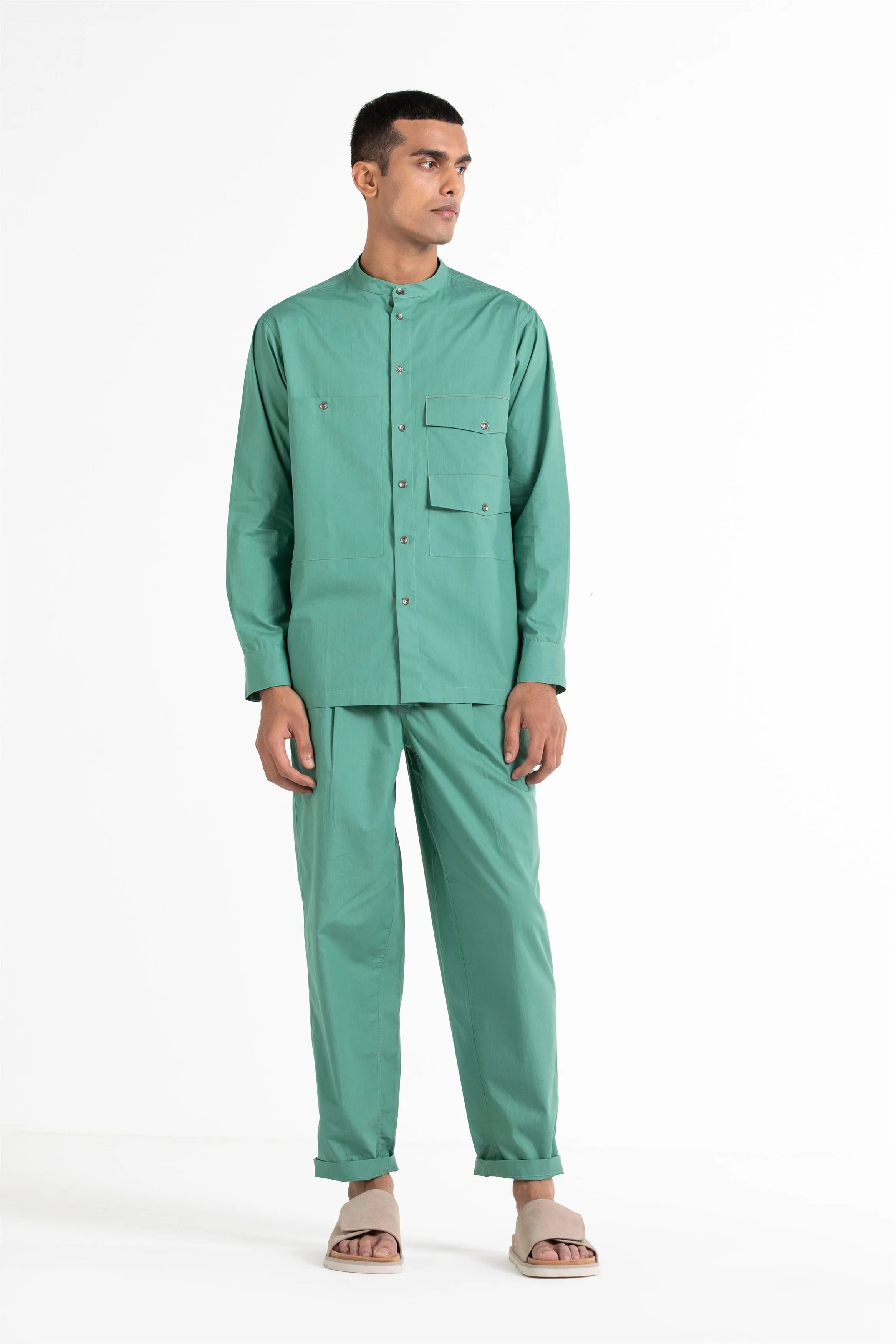 THREE   -   Double Pocket Shirt