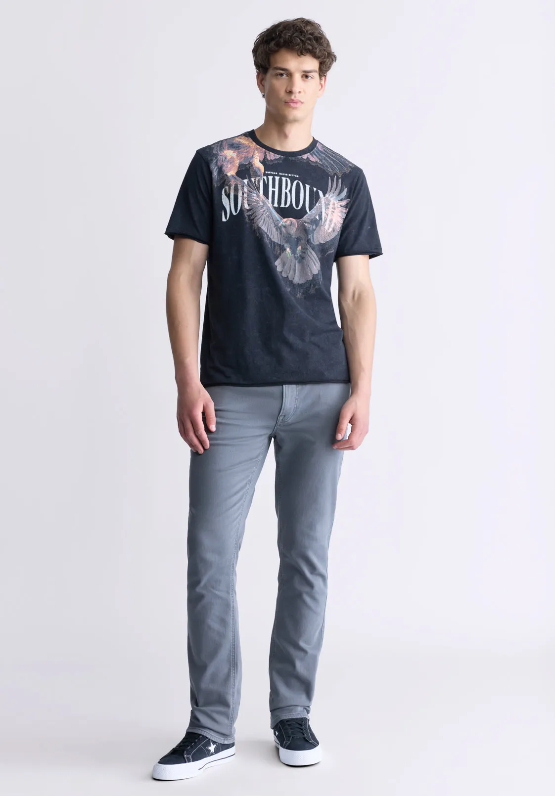 Tizro Men's Short-Sleeve Graphic T-Shirt, Black - BM24476
