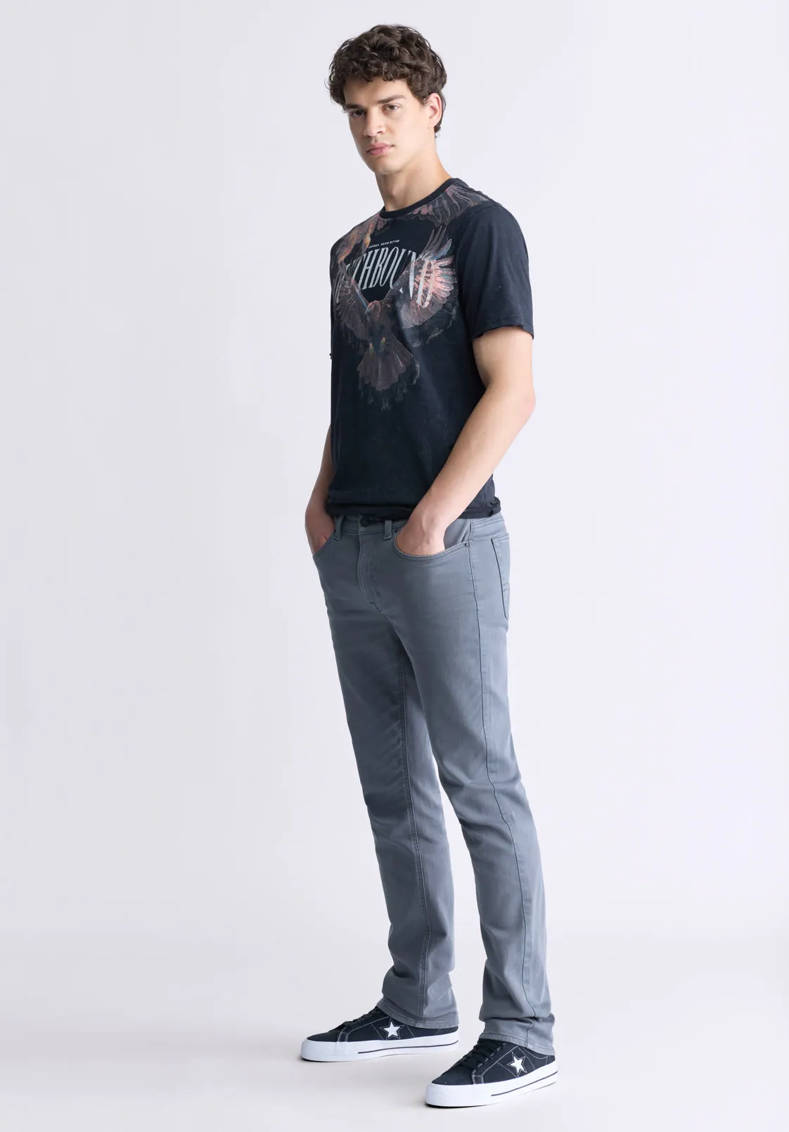 Tizro Men's Short-Sleeve Graphic T-Shirt, Black - BM24476