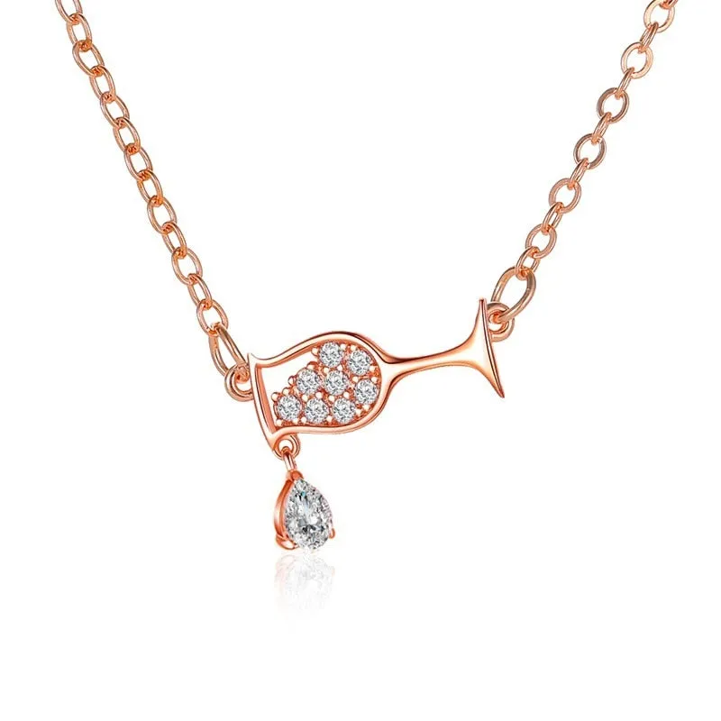 Trendy Bottle Choker Chic Necklaces For Girls