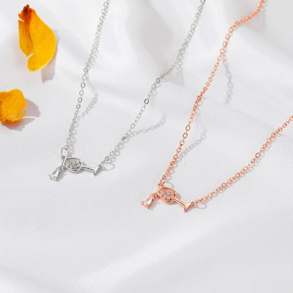 Trendy Bottle Choker Chic Necklaces For Girls