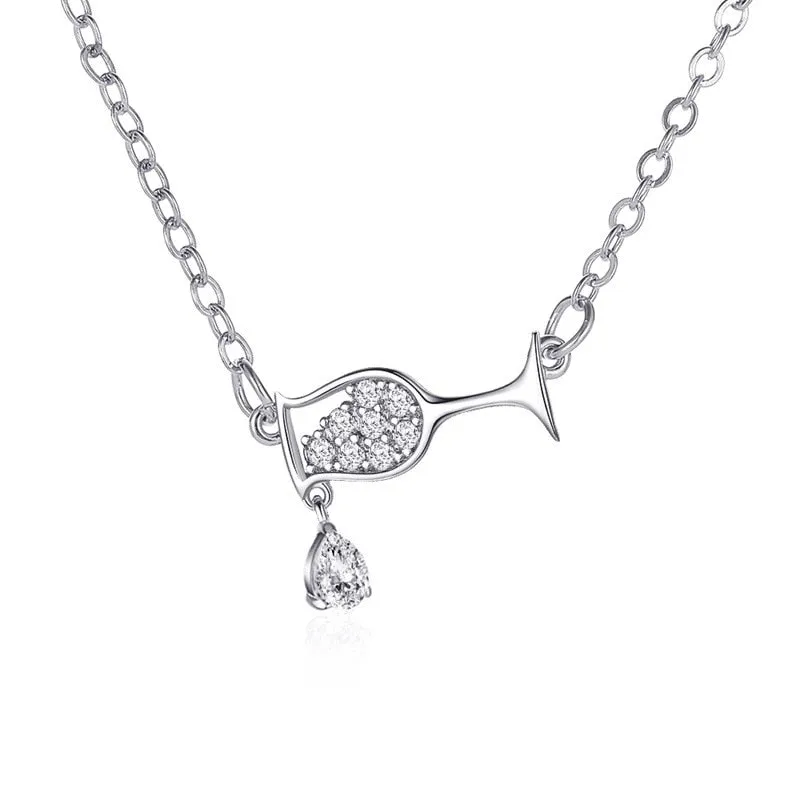 Trendy Bottle Choker Chic Necklaces For Girls