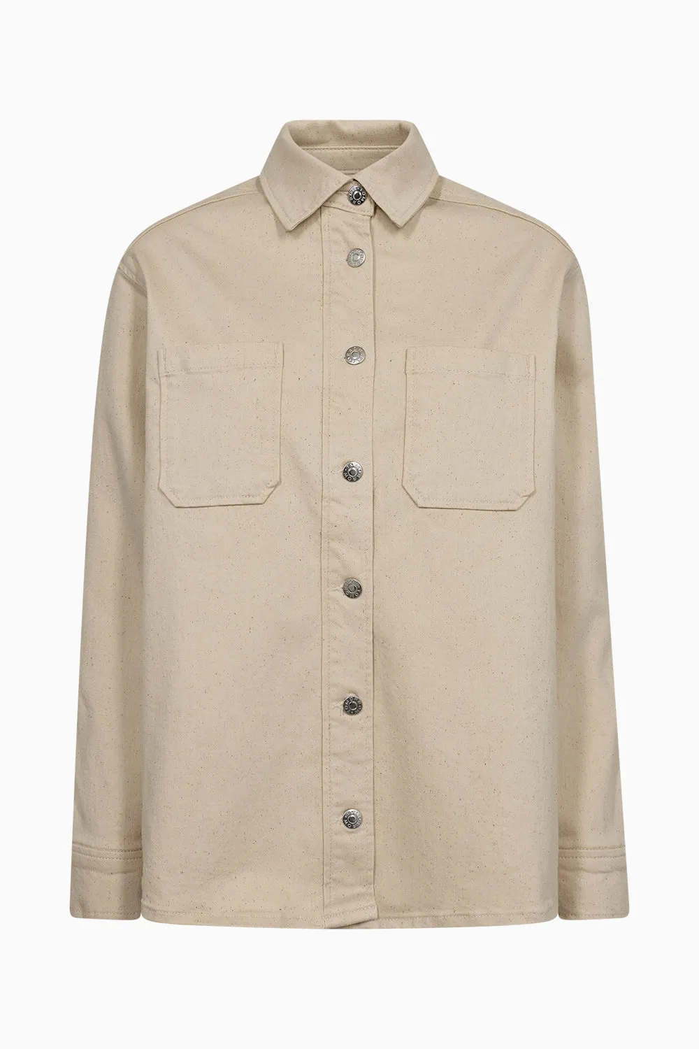 TRW-Kaia Twill Shirt Wash Crude - Ecru