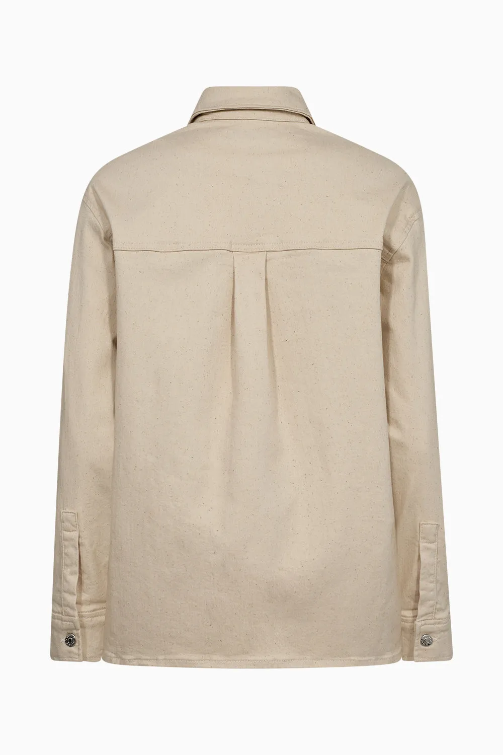 TRW-Kaia Twill Shirt Wash Crude - Ecru