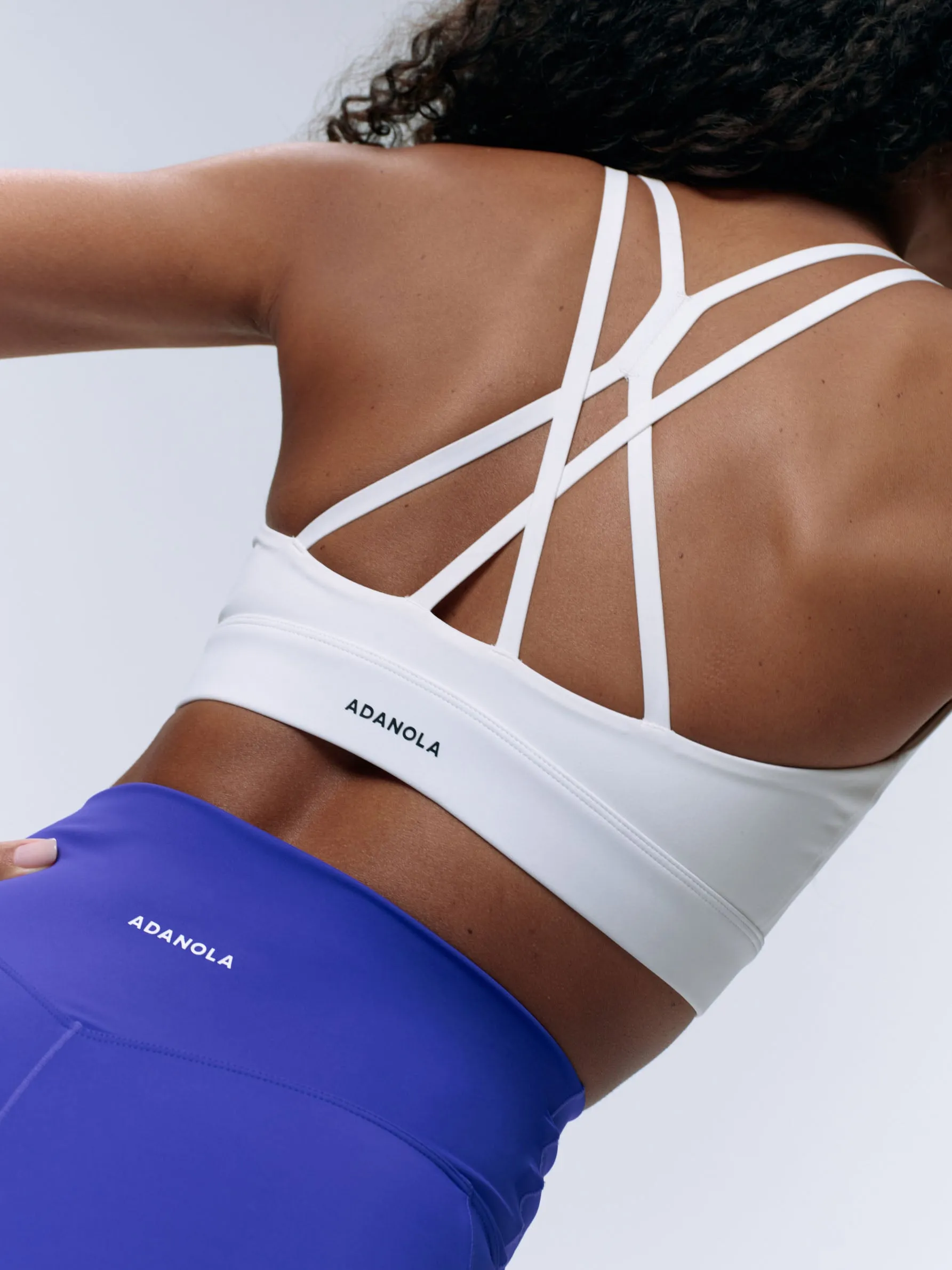 Ultimate Strappy Sports Bra - White