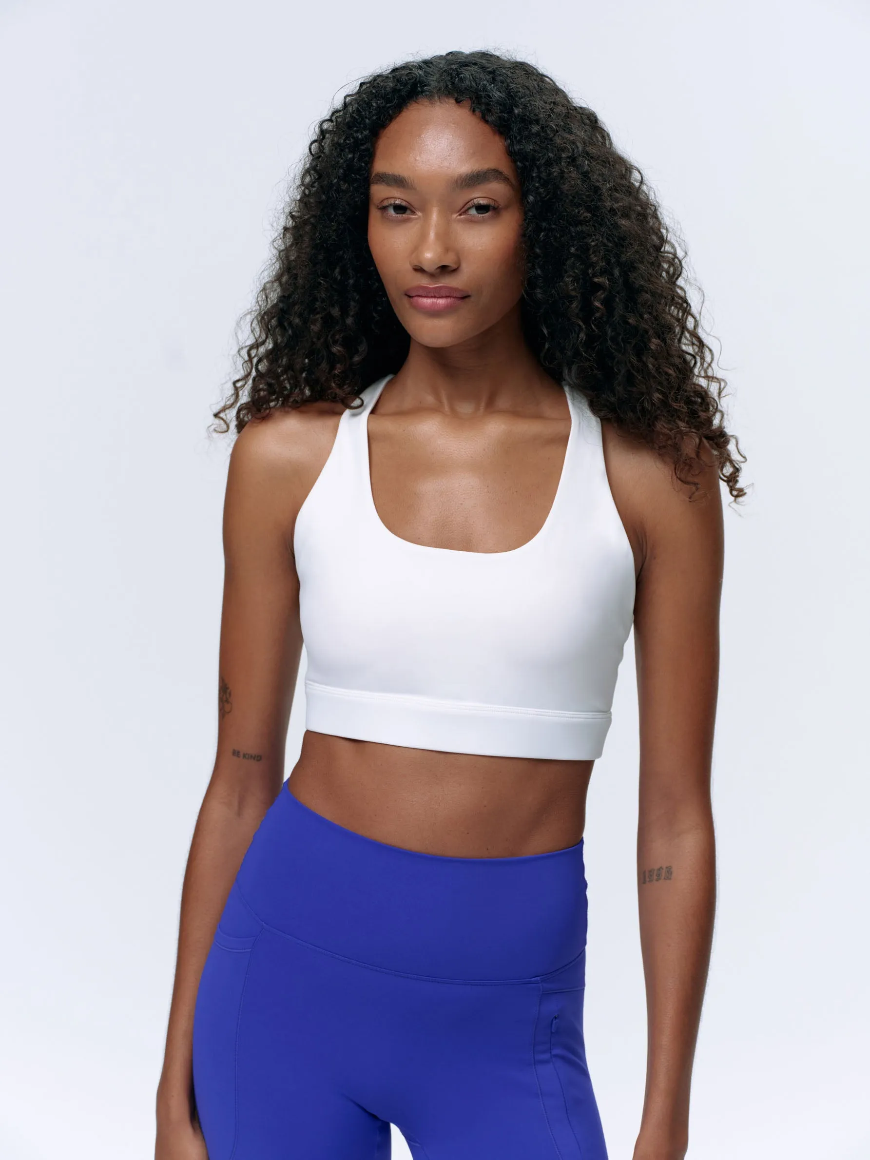 Ultimate Strappy Sports Bra - White