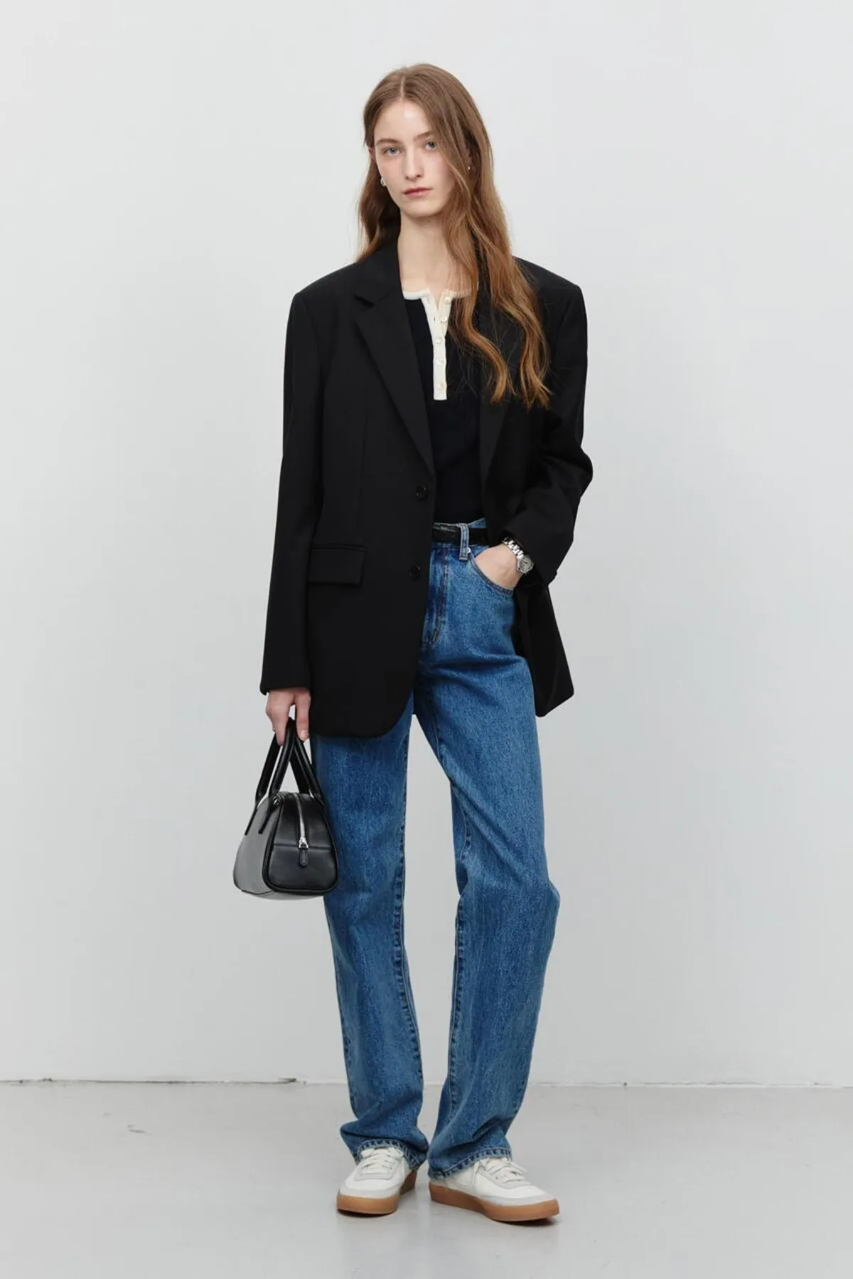 Unisex 2 Button Wool Blazer