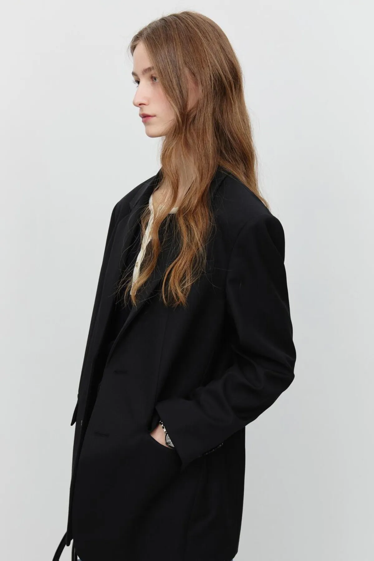 Unisex 2 Button Wool Blazer