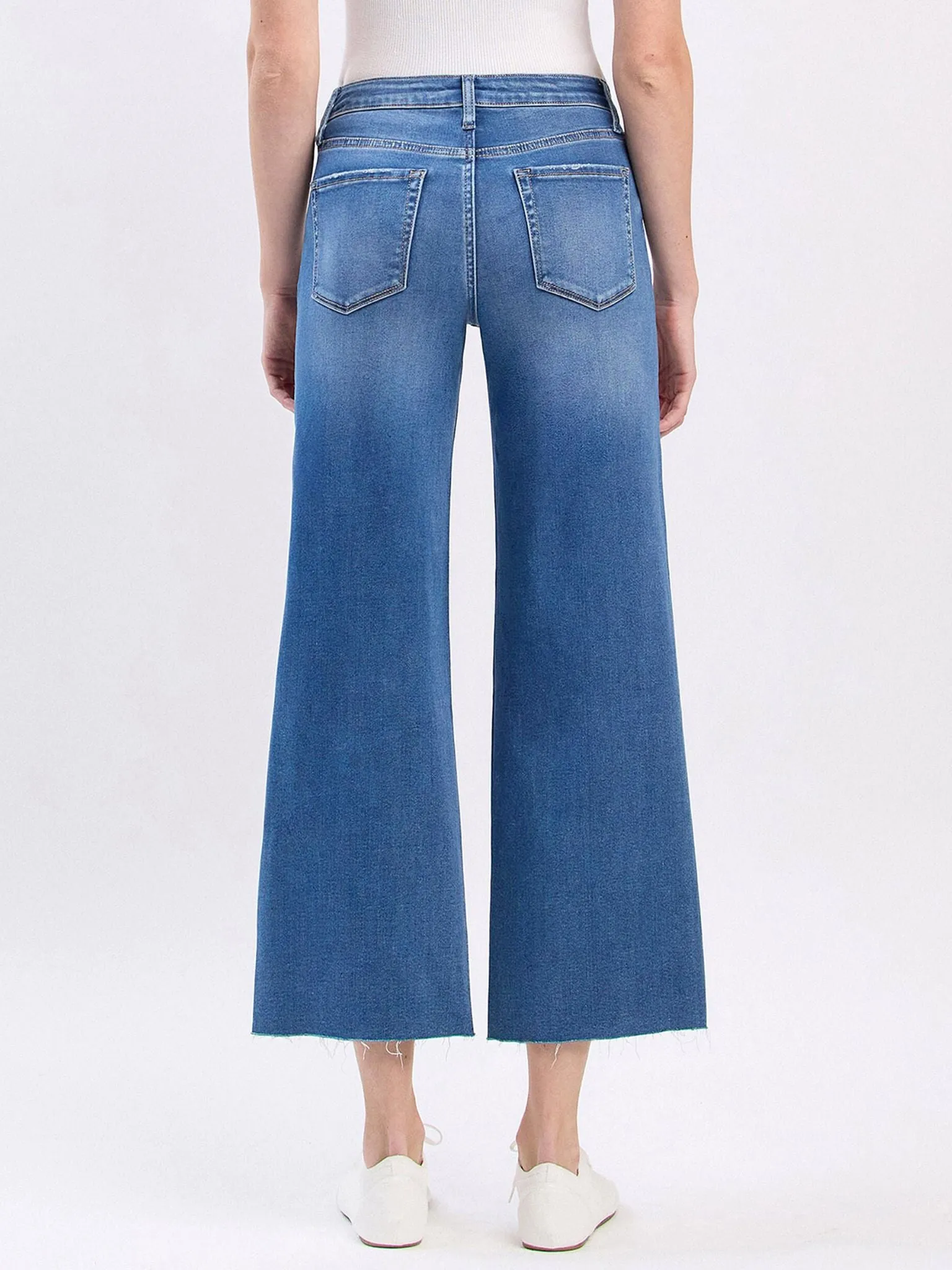 VERVET Right High Rise Soft Crop Slim Wide