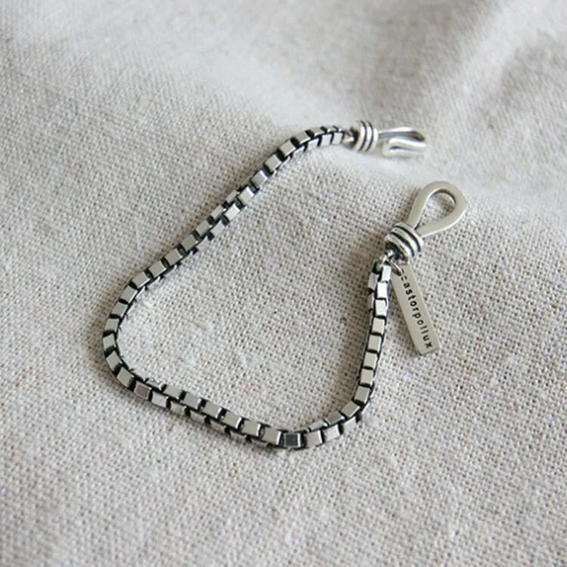 Vintage 925 Sterling Silver Bracelets For Women Wedding Jewelry