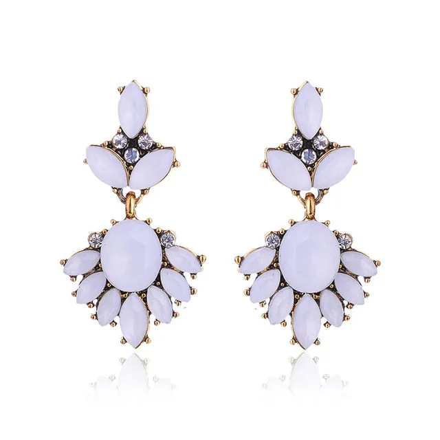 Vintage Rhinestone Earrings For Women