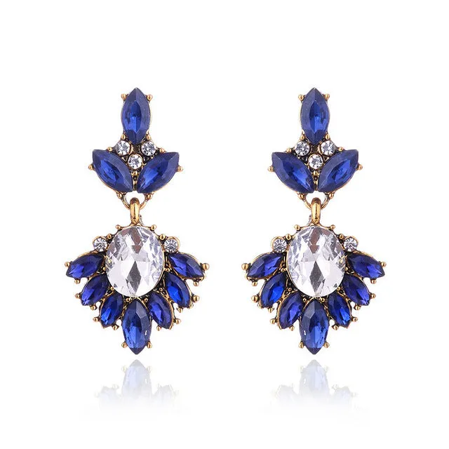 Vintage Rhinestone Earrings For Women