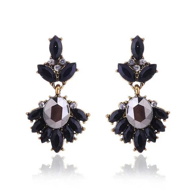 Vintage Rhinestone Earrings For Women